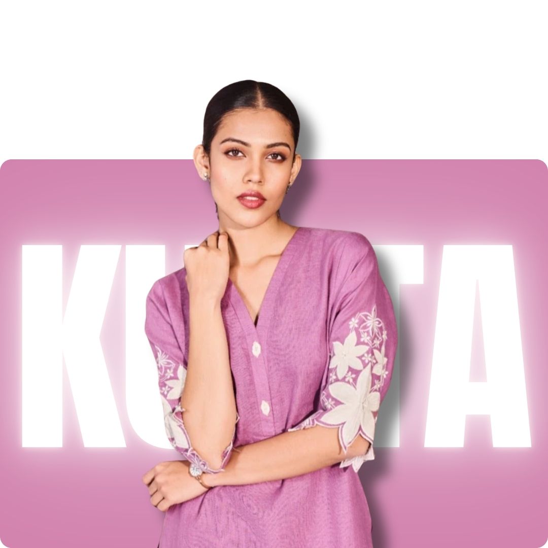 Linen Kurta set (w/o dupatta)