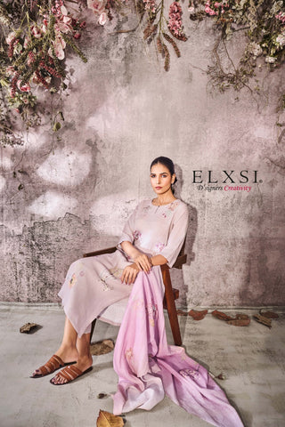 Dupatta Set - Grey
