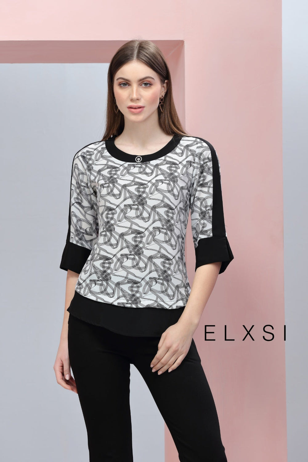 Women's Top | White | Casual wear | Office Wear | Party Wear | Elxsi