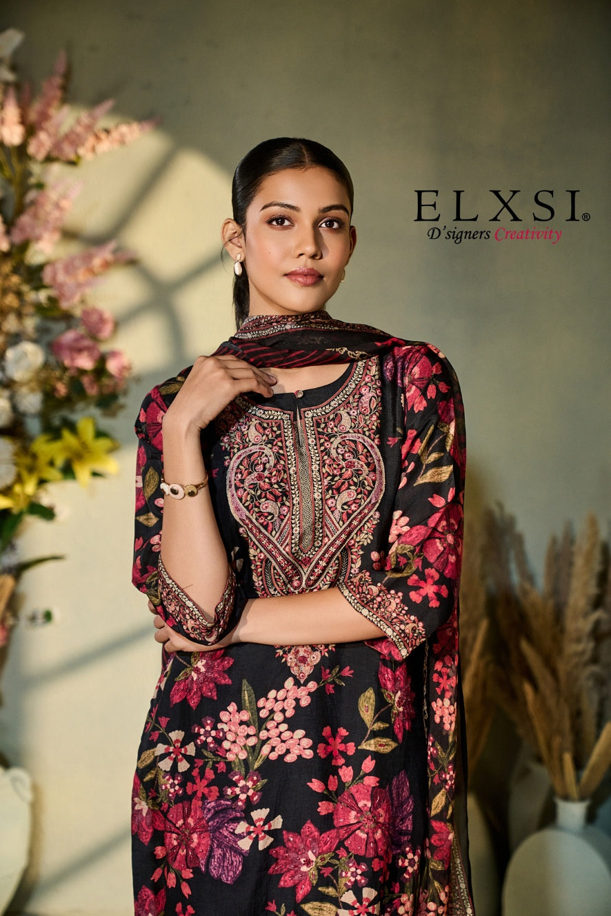 Dupatta Set - Black