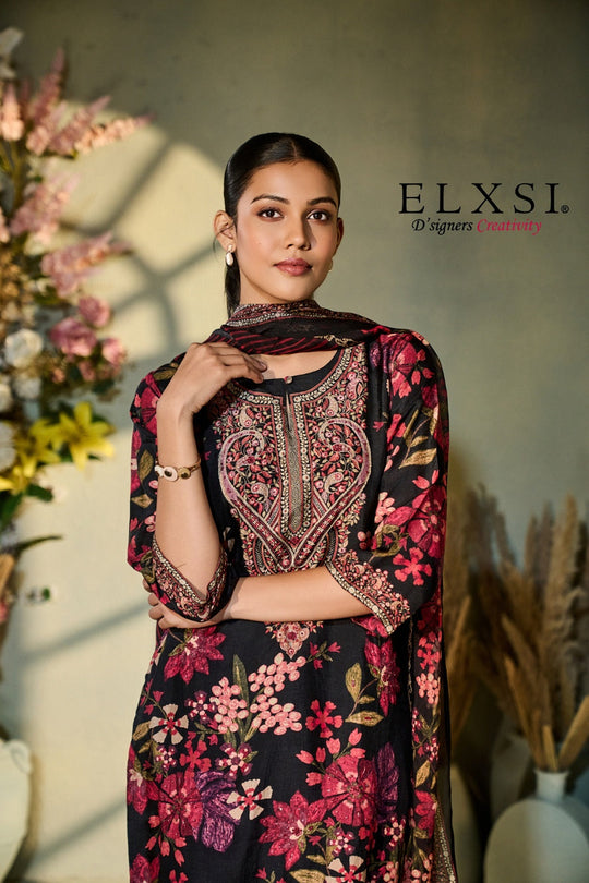 Dupatta Set - Black