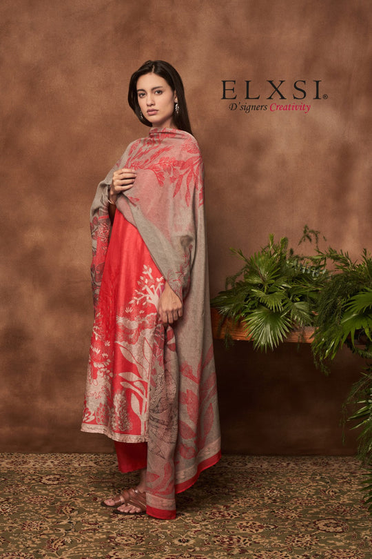 Dupatta Set - Red