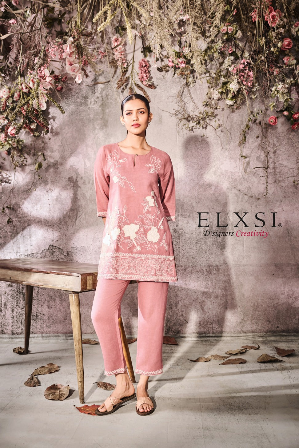 elxsi Linen Onion Co Ord Set