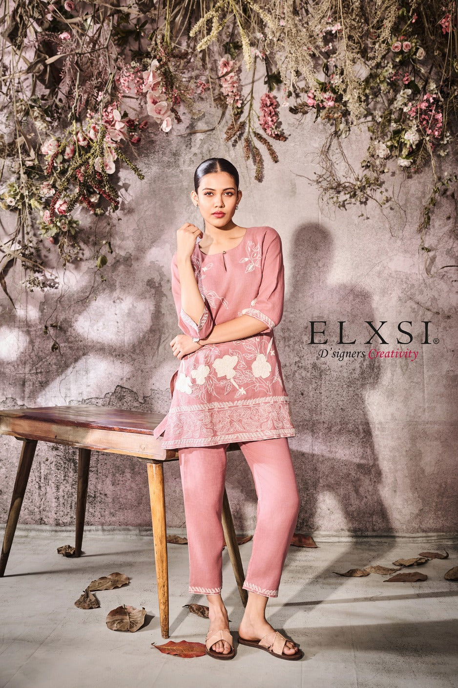 elxsi Linen Onion Co Ord Set