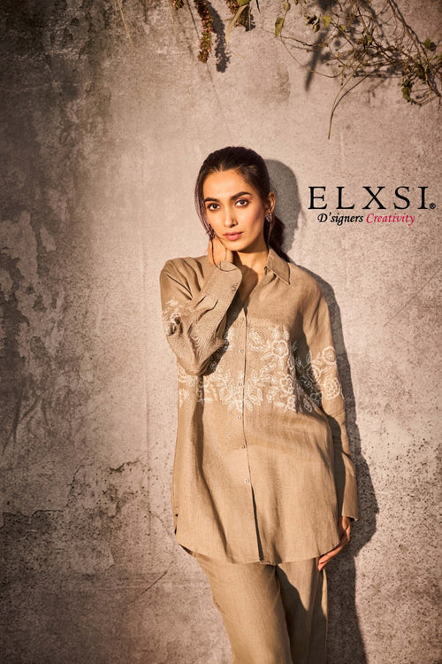 elxsi Linen Mouse Co Ord Set
