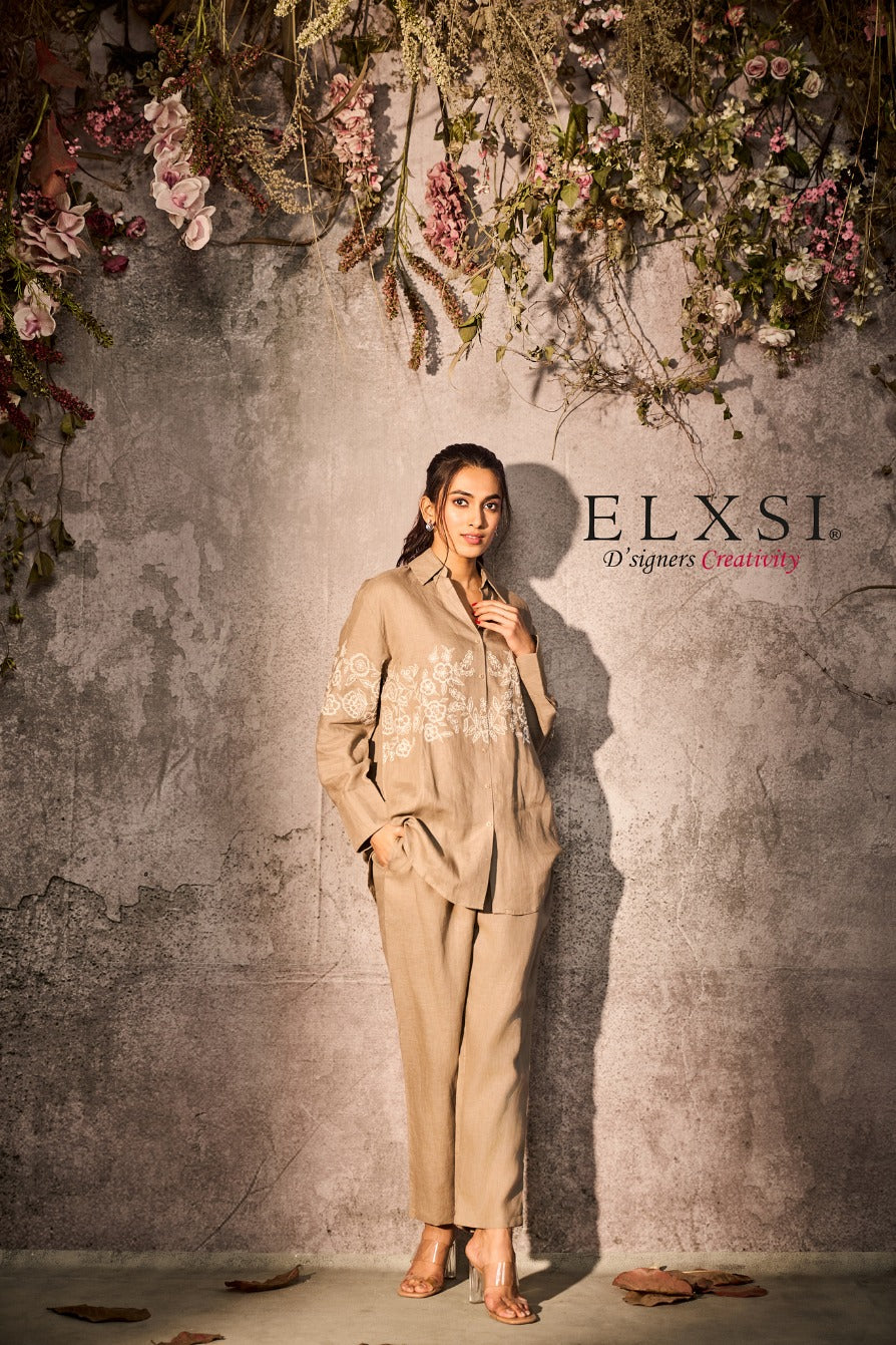 elxsi Linen Mouse Co Ord Set