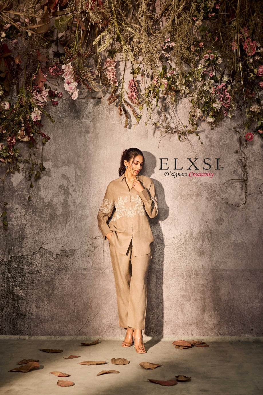 elxsi Linen Mouse Co Ord Set