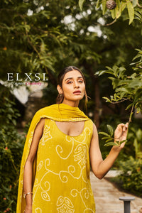 Dupatta Set - Yellow