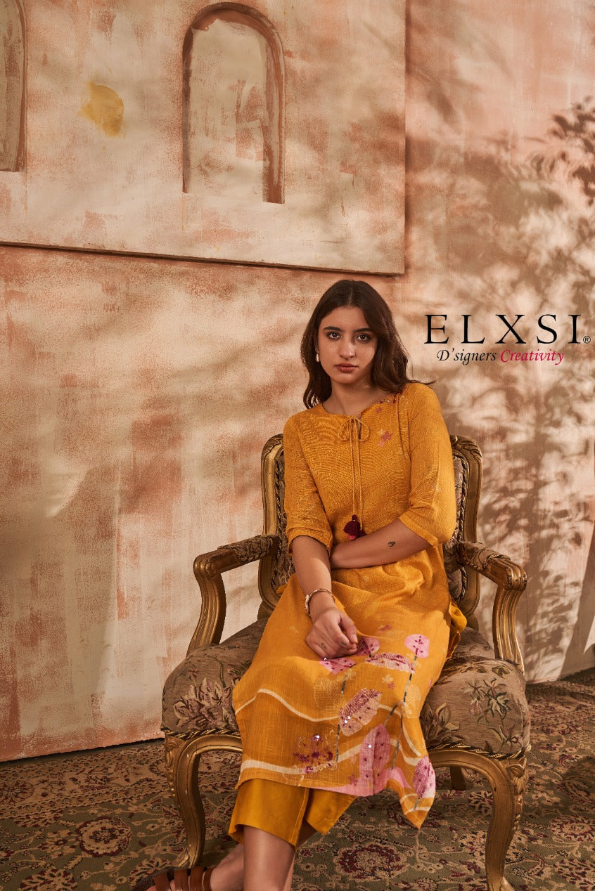 Kurta Set - Yellow