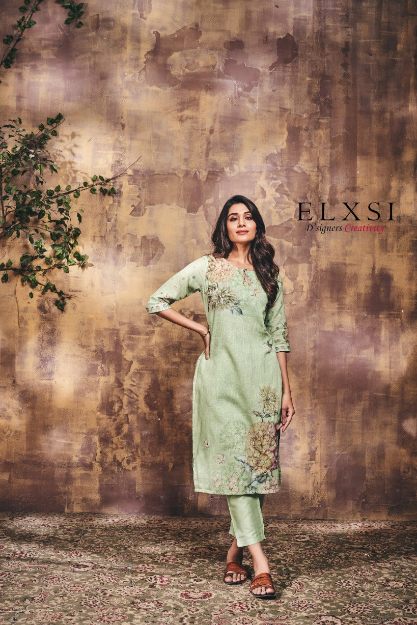 Green Kurta Set