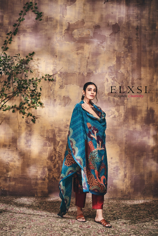 Ideal for Navratri colour days, Diwali get-togethers, and wedding functions women's Premium Green Kurta Set Elxsi