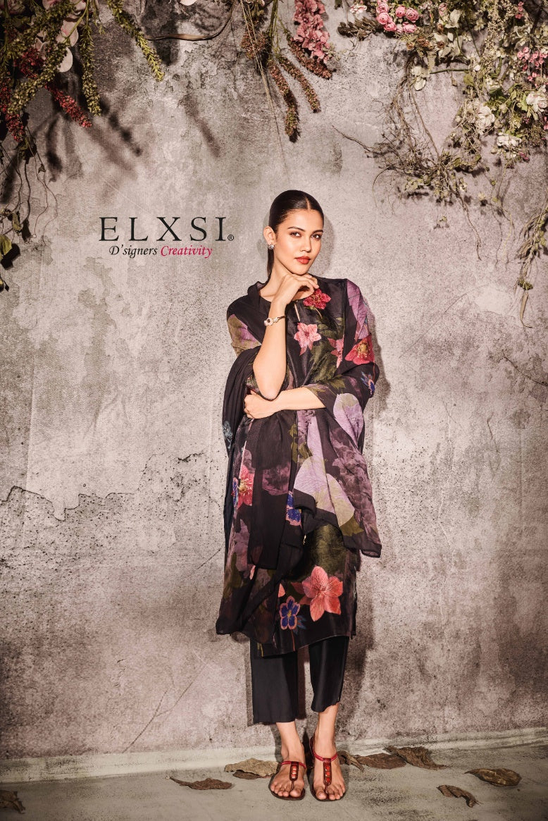 Dupatta Set - Black