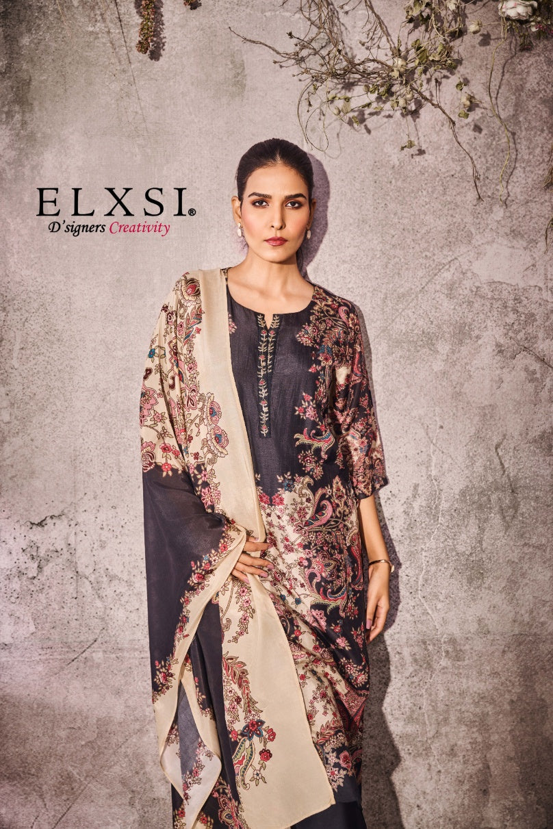 Dupatta Set - Black