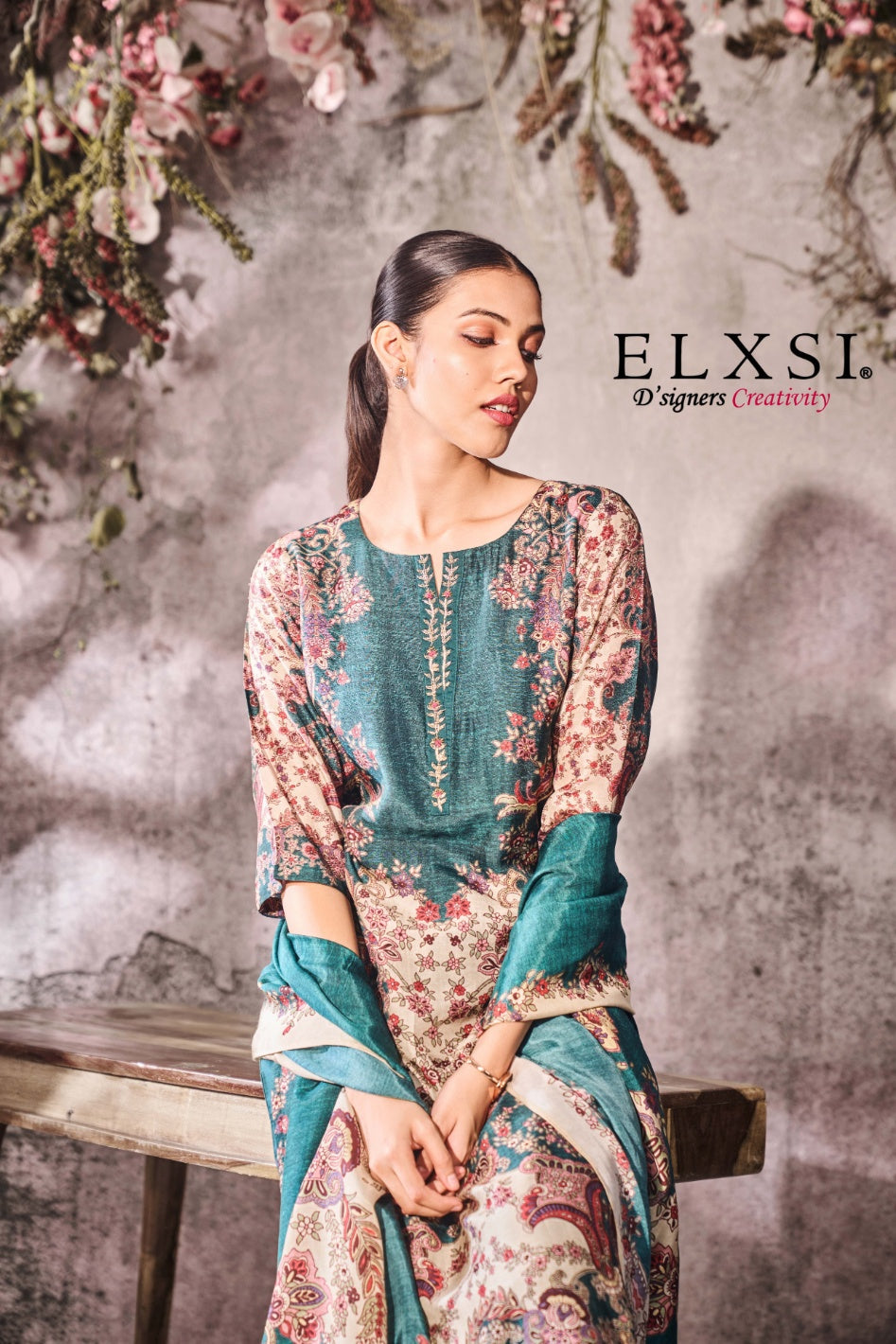Dupatta Set - Green