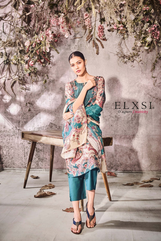 Dupatta Set - Green