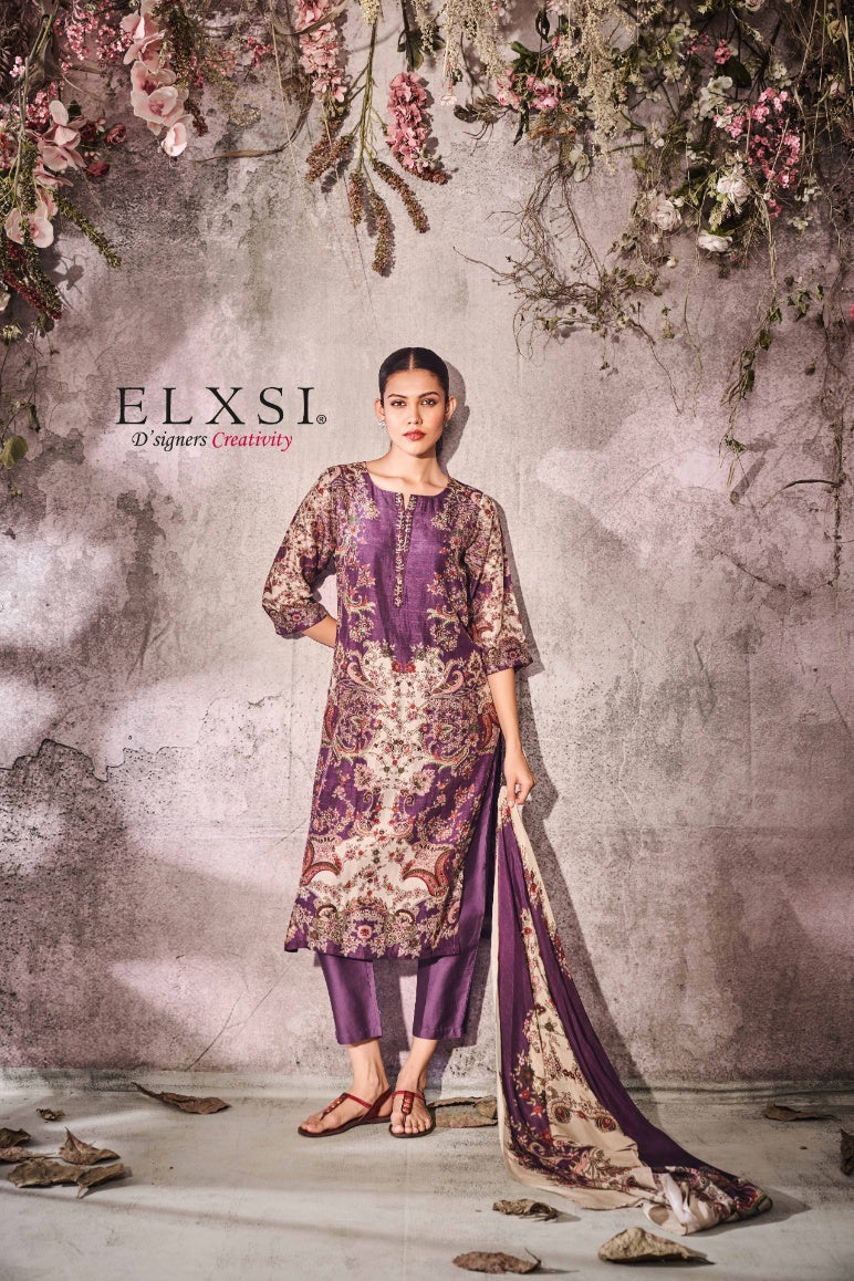 Dupatta Set - Purple