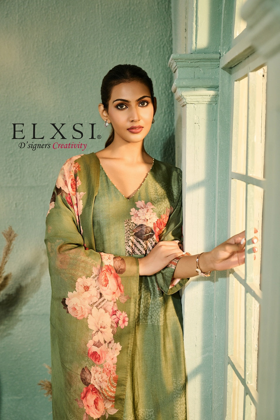 Dupatta Set - Green
