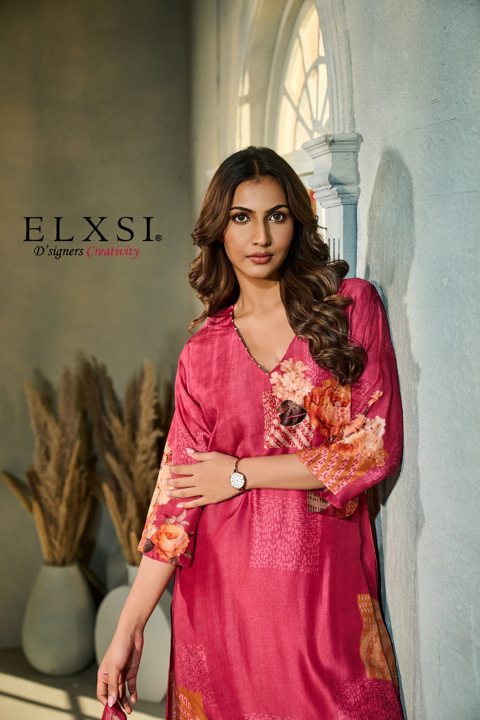 Dupatta Set - Pink