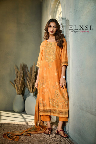 Dupatta Set - Yellow