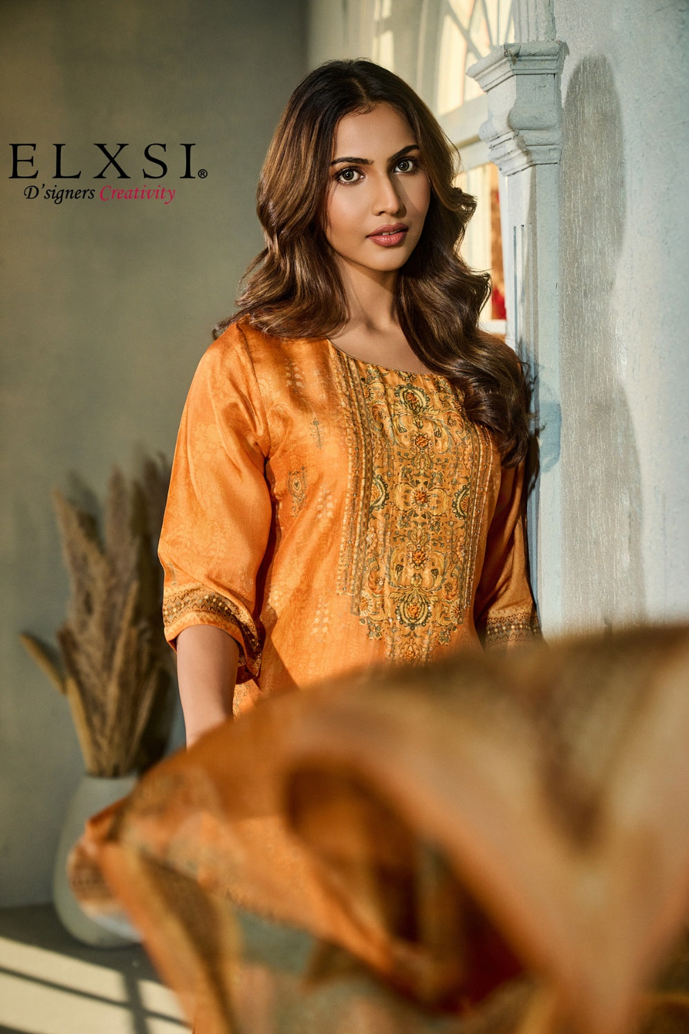 Dupatta Set - Yellow