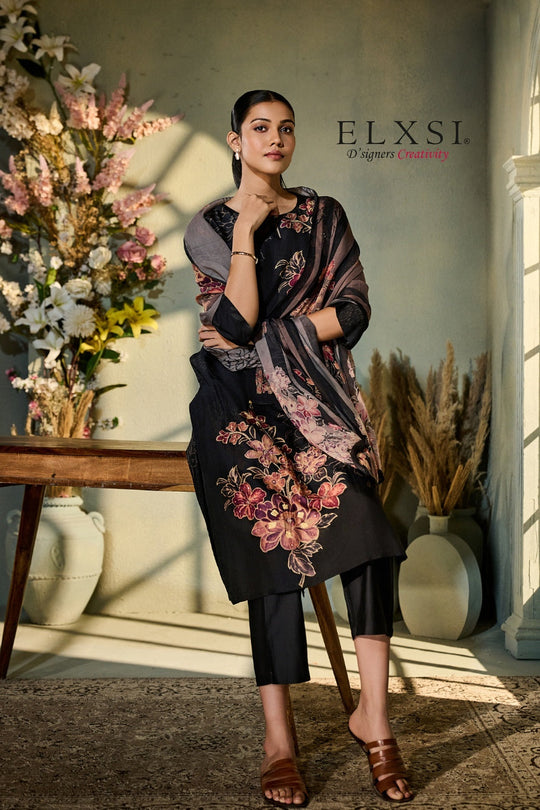 Dupatta Set - Black