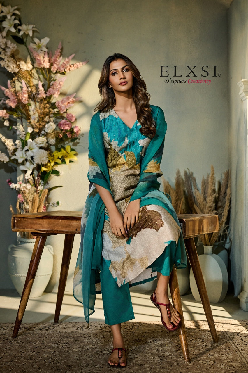 Best seller women's Green Dupatta Set