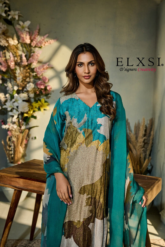 Dupatta Set - Green
