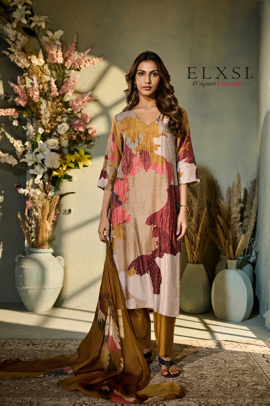 Dupatta Set - Yellow