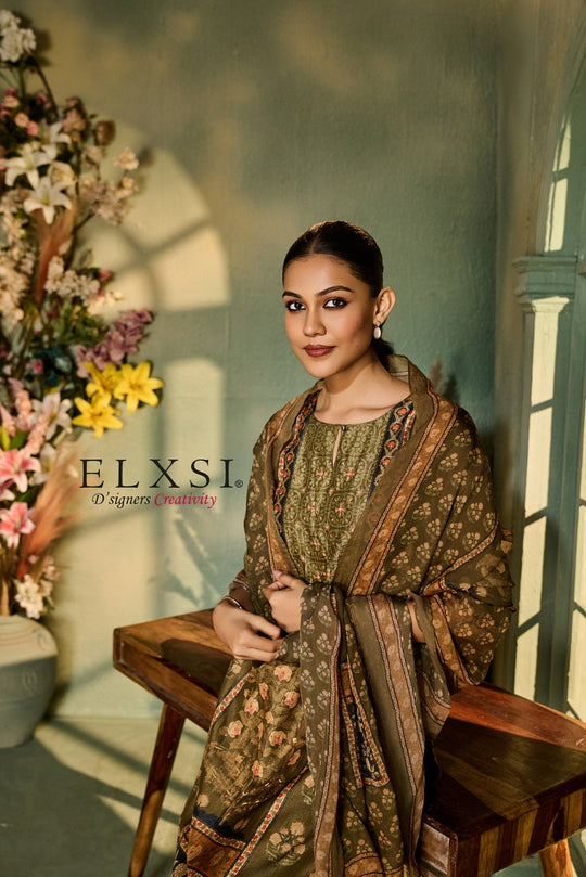 Dupatta Set - Mehandi