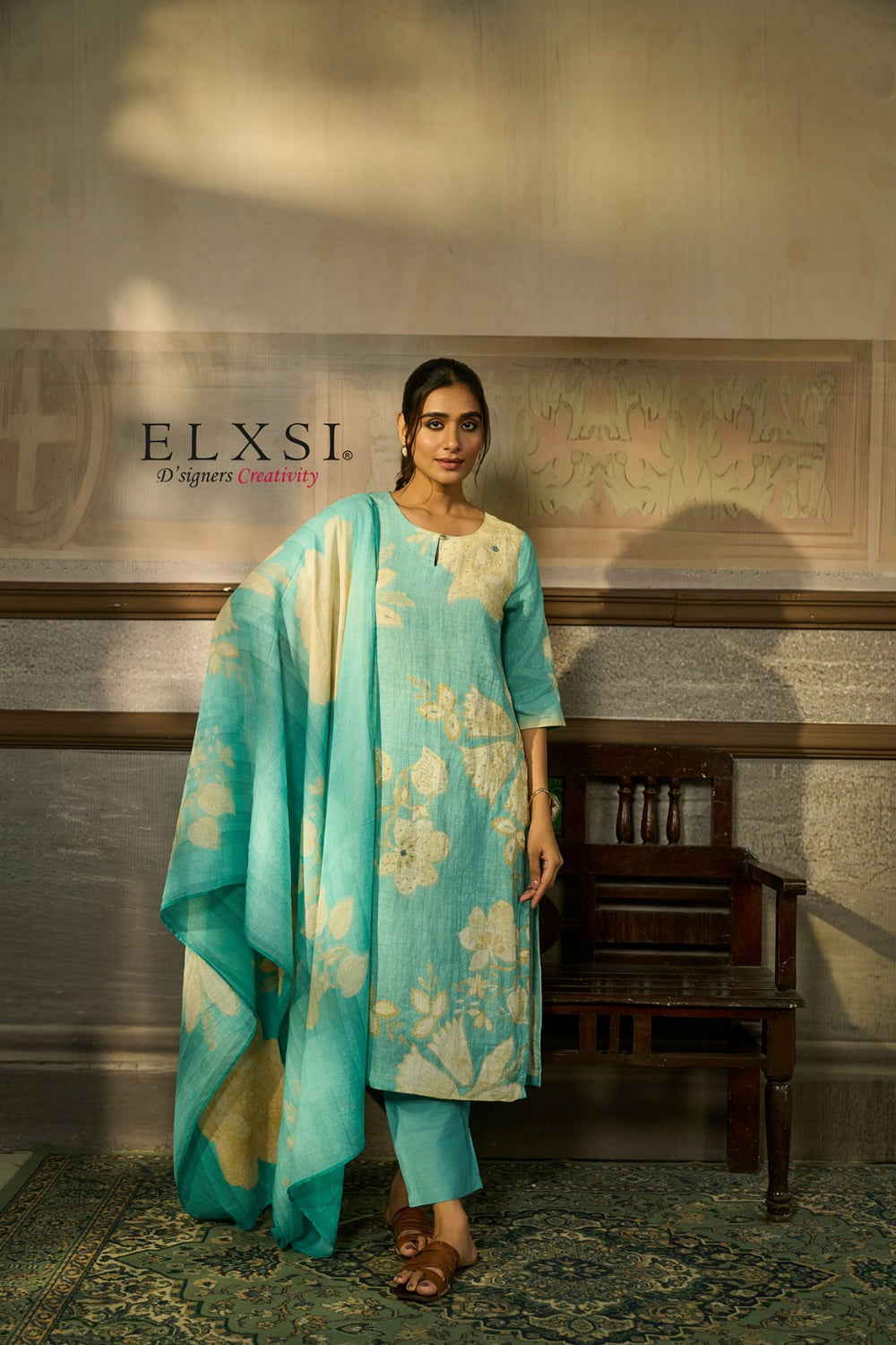 Dupatta Set - Green