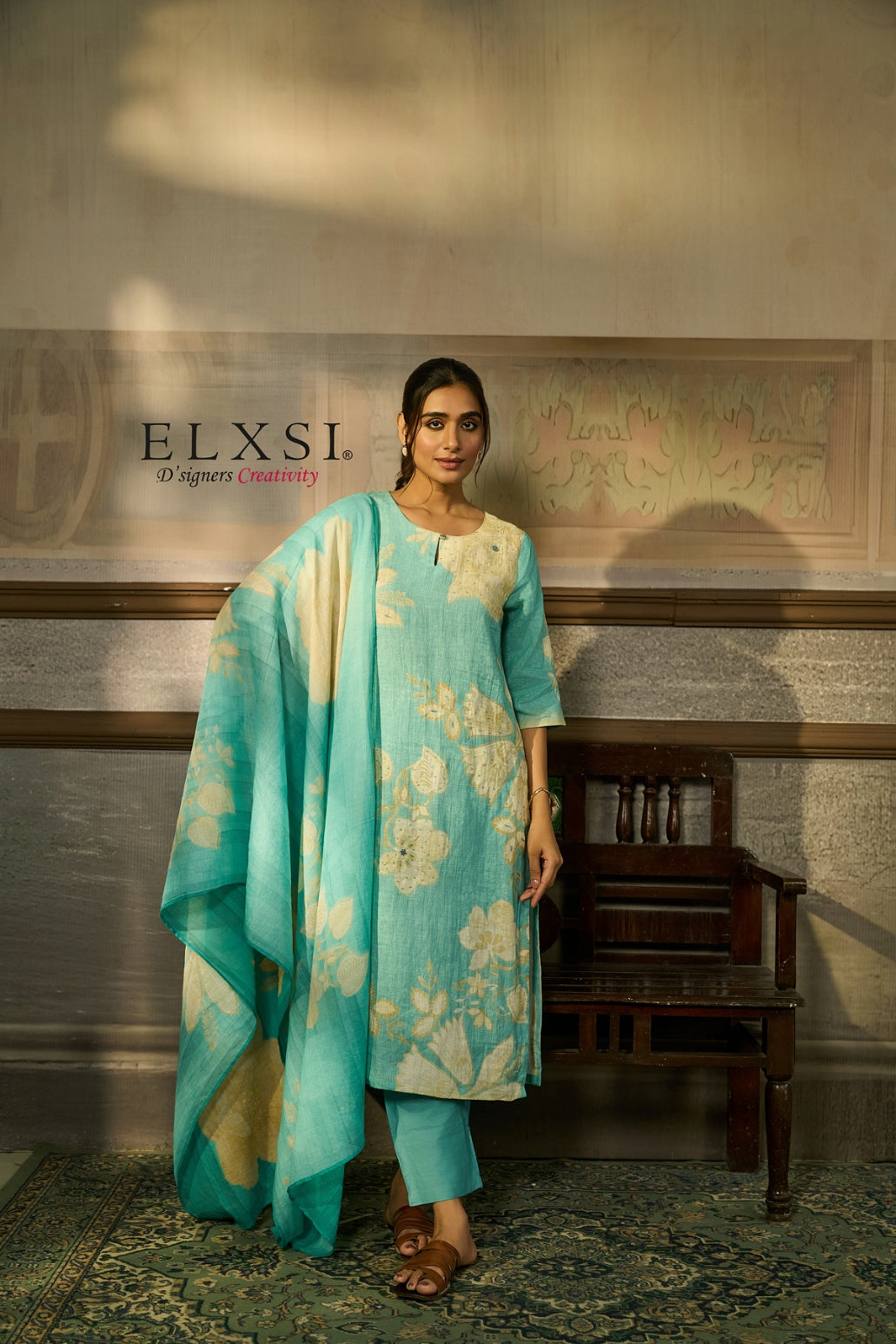 Dupatta Set - Green