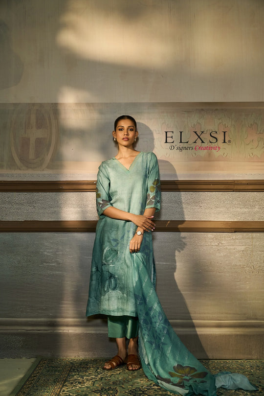 Dupatta Set - Peacock