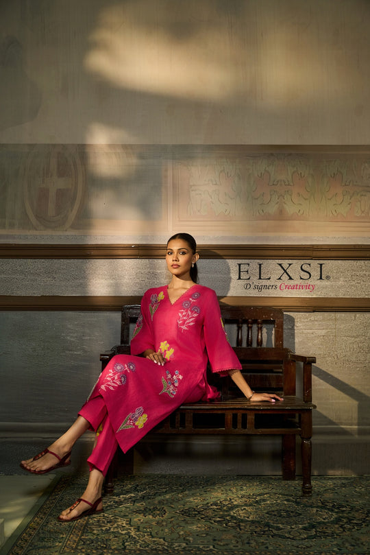 Kurta Set - Pink
