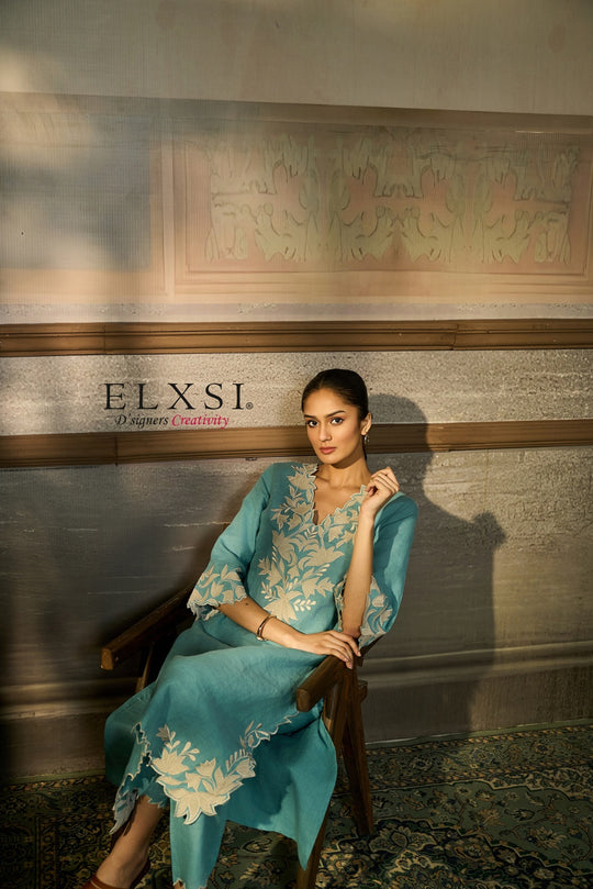 Kurta Set - Sky