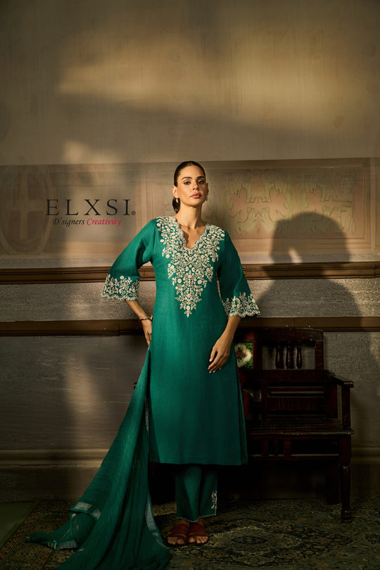 Dupatta Set - Green