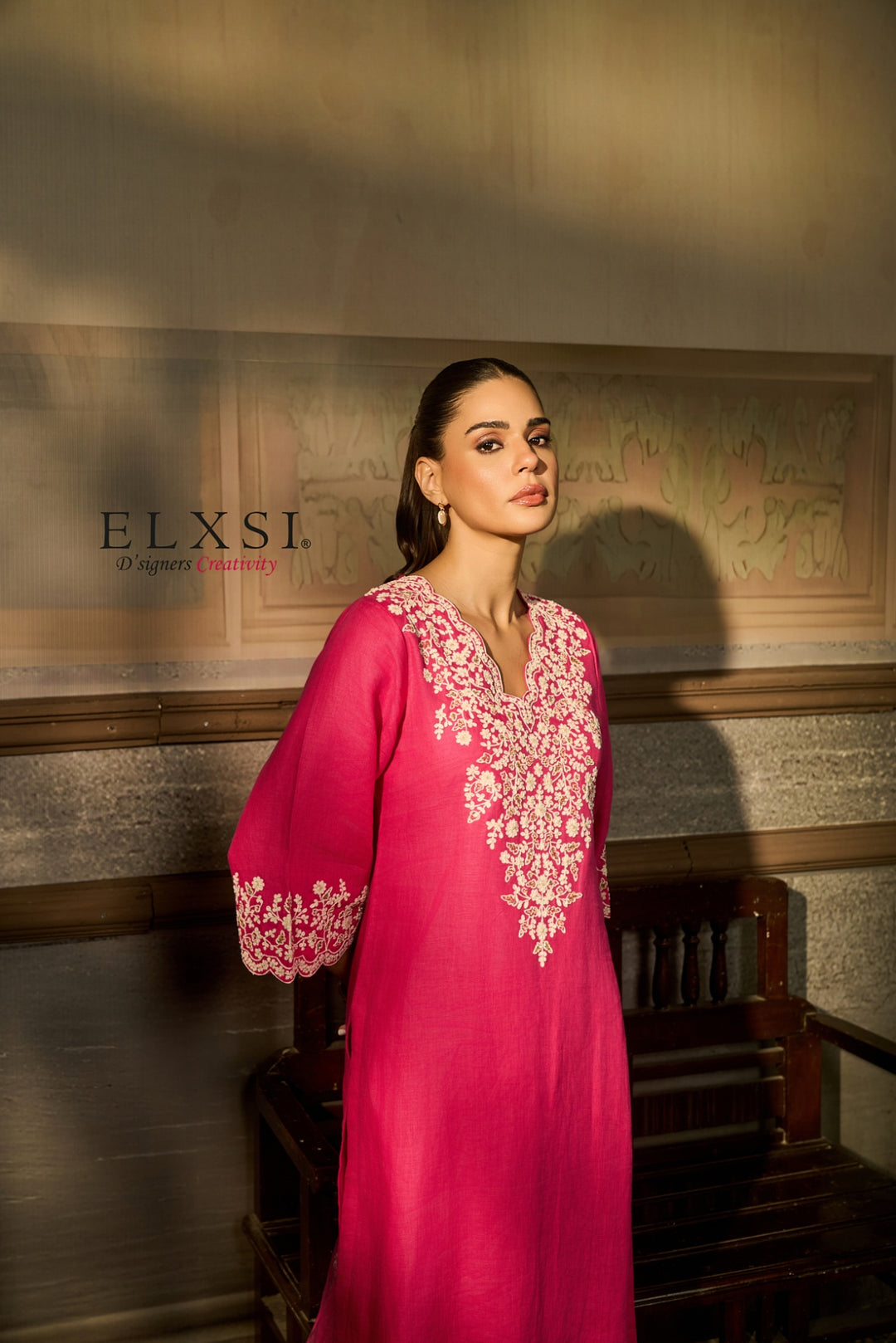 Best seller women's Pink Dupatta Set