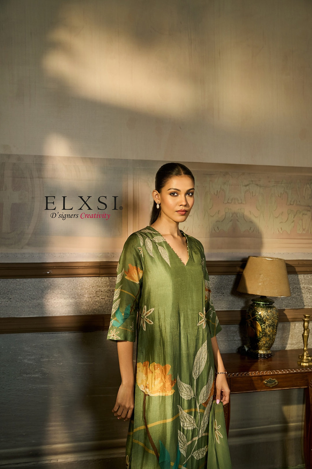 Dupatta Set - Green