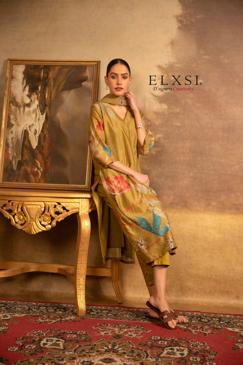 Dupatta Set - Yellow