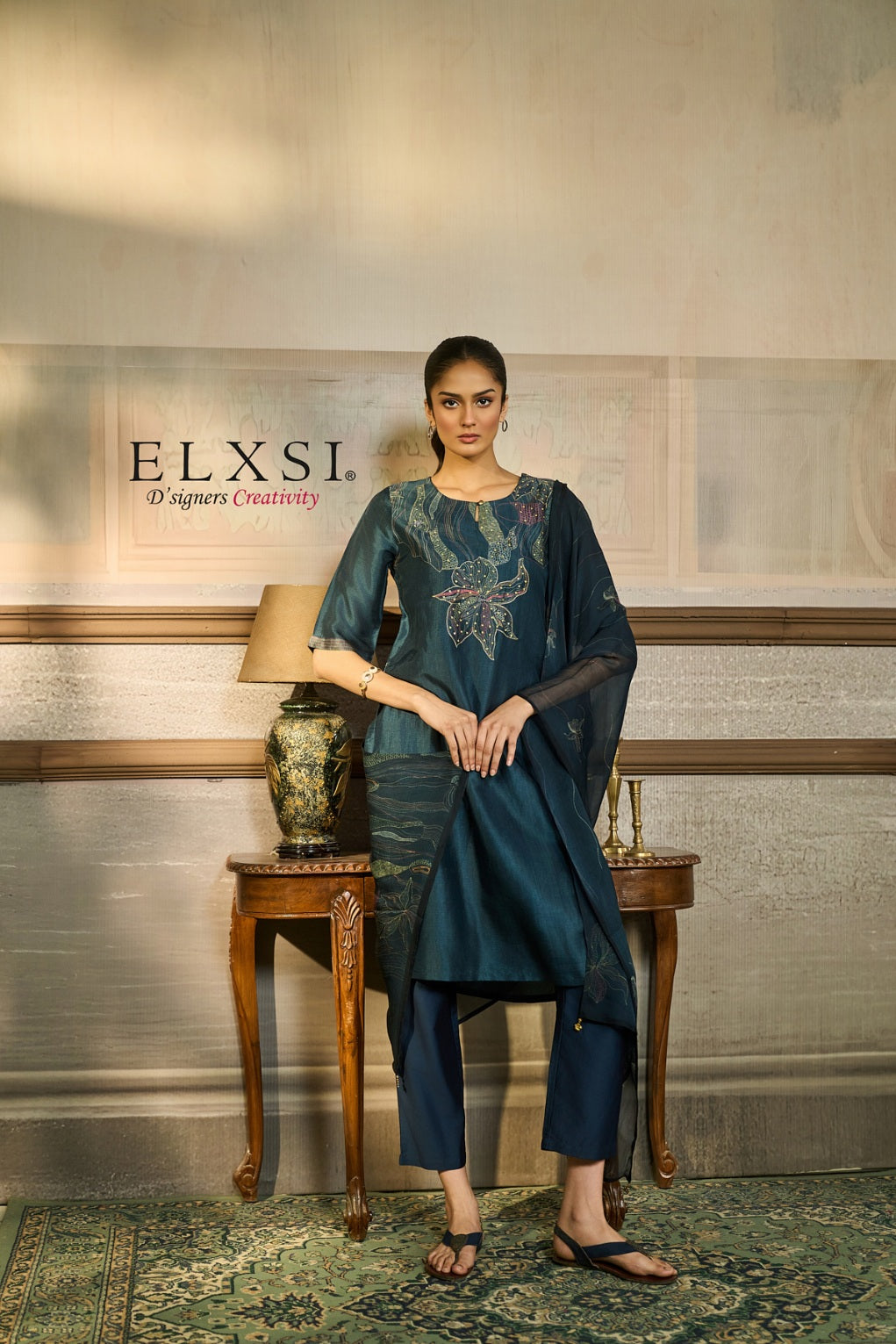 Best seller women's Blue Dupatta Set