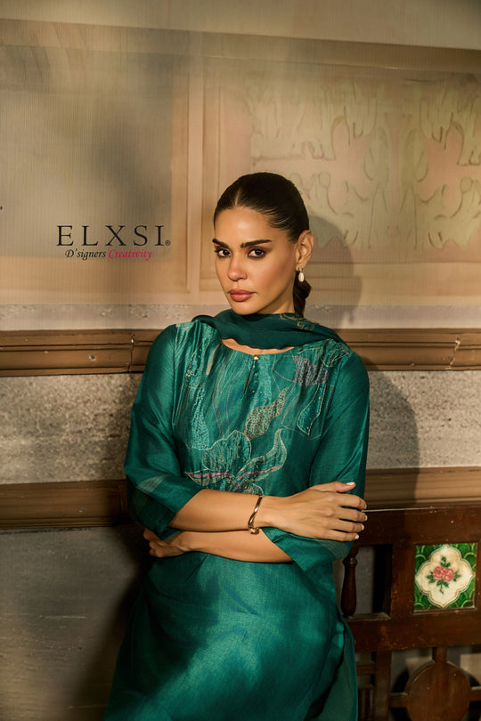 Dupatta Set - Green