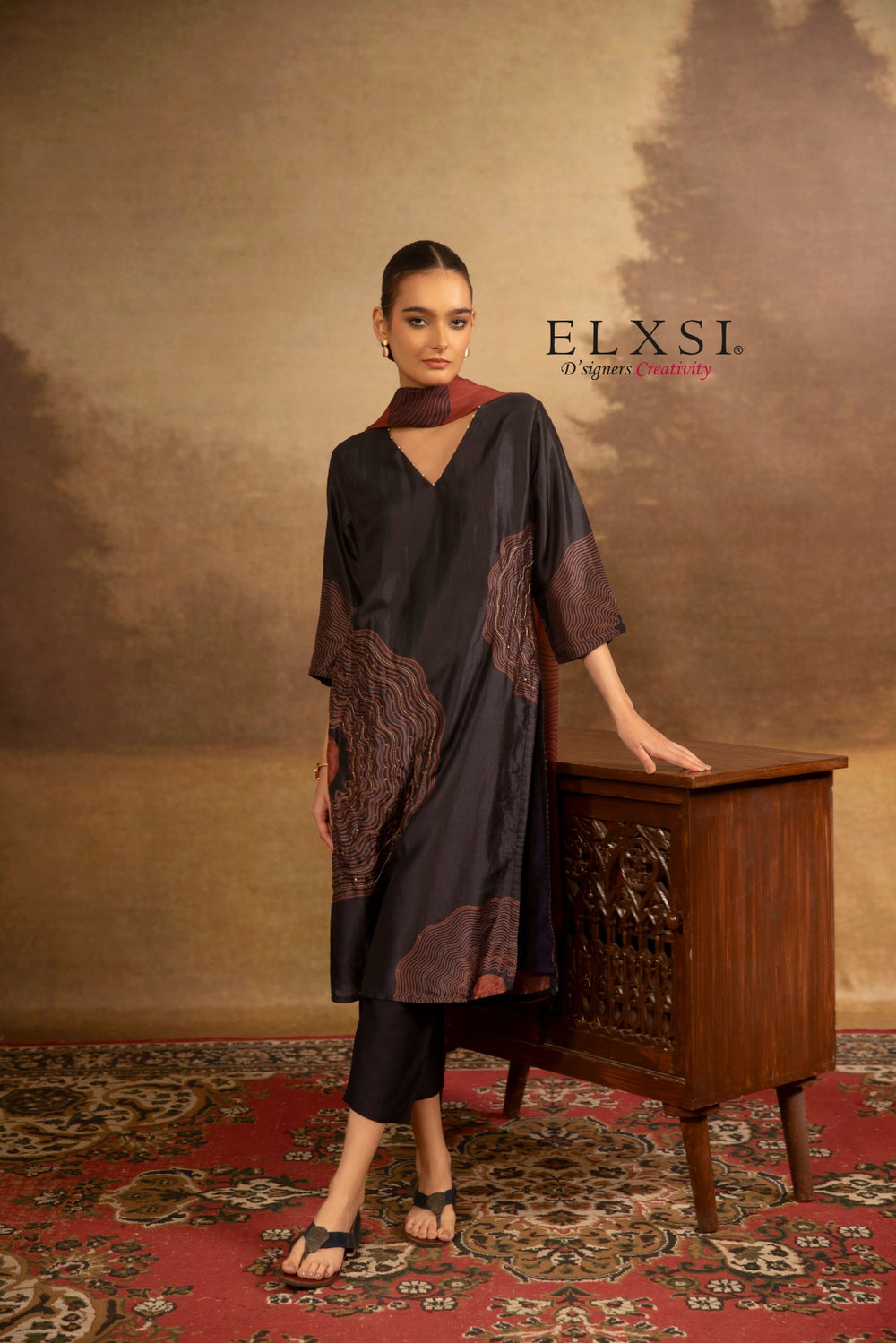 Dupatta Set - Blue