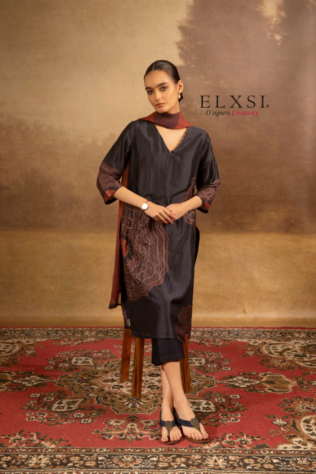 Dupatta Set - Blue