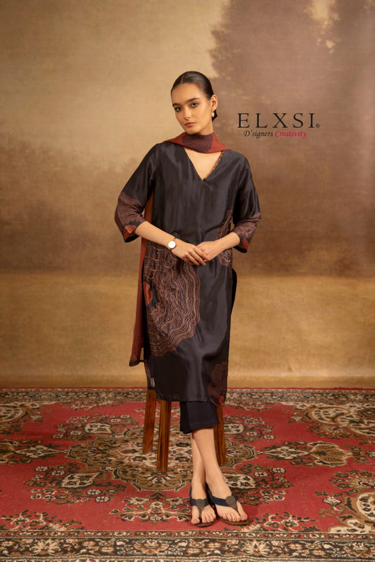 Dupatta Set - Blue