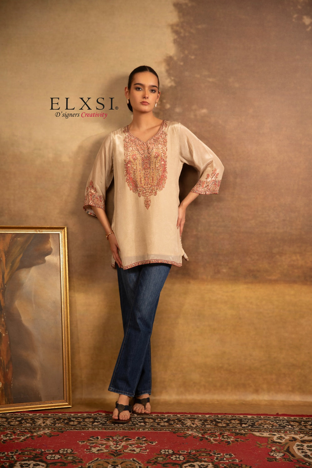 Short Kurta - Cream