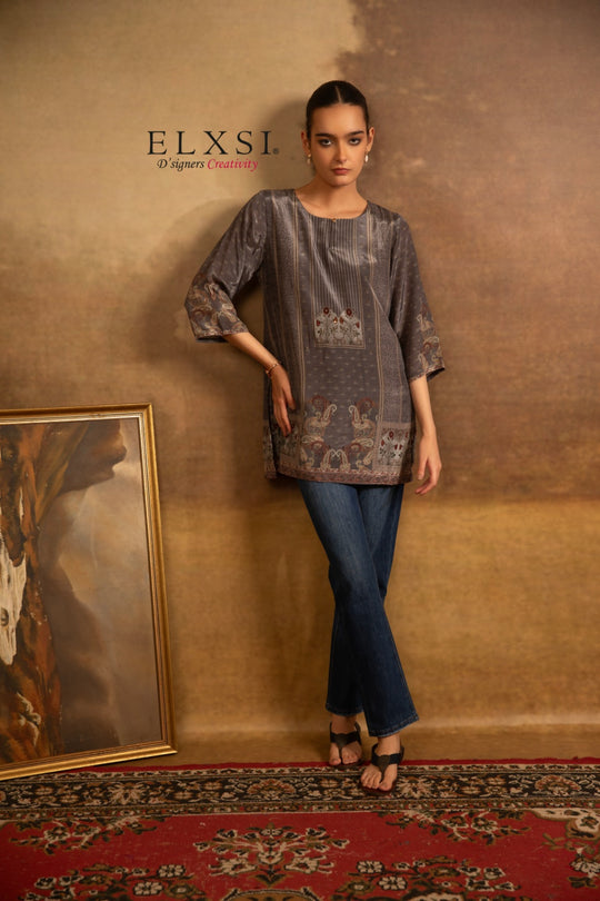 Best seller women's Grey Short Kurta