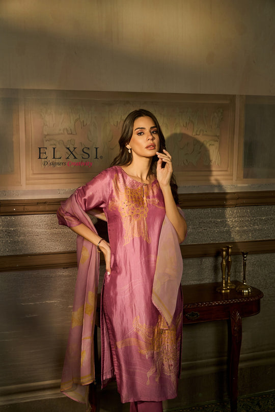 Ideal for Navratri colour days, Diwali get-togethers, and wedding functions women's Premium Green Kurta Set Elxsi