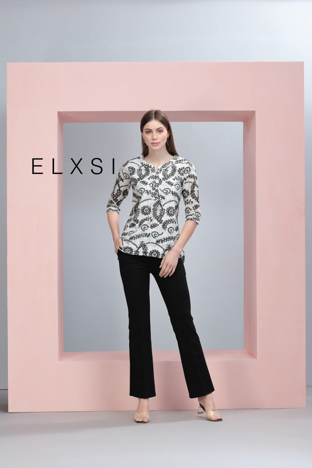 Women's Top | Black | Casual wear | Office Wear | Party Wear | Elxsi 