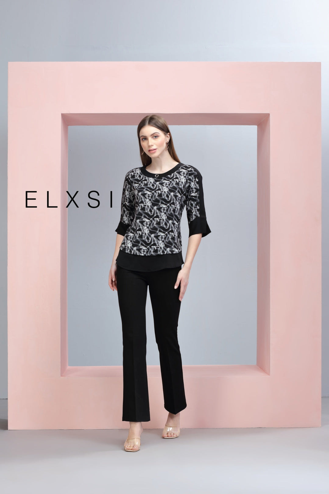 Women's Top | Black | Casual wear | Office Wear | Party Wear | Elxsi 