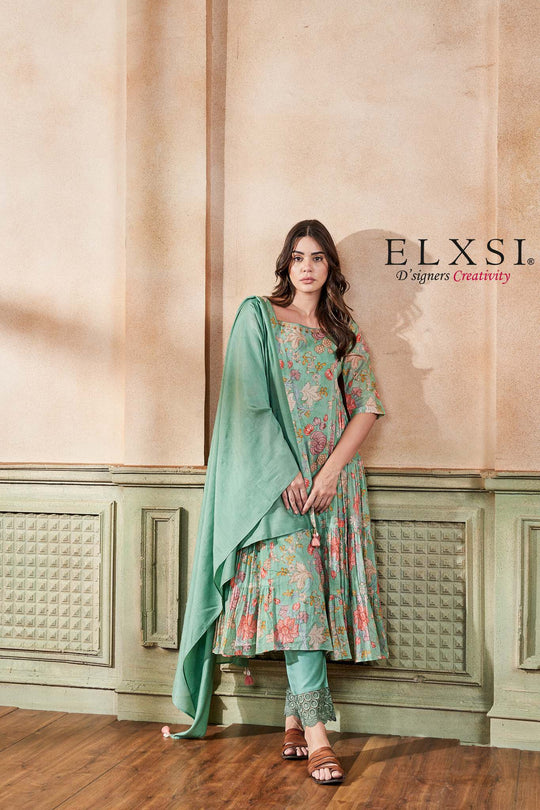 Best Green Dupatta set