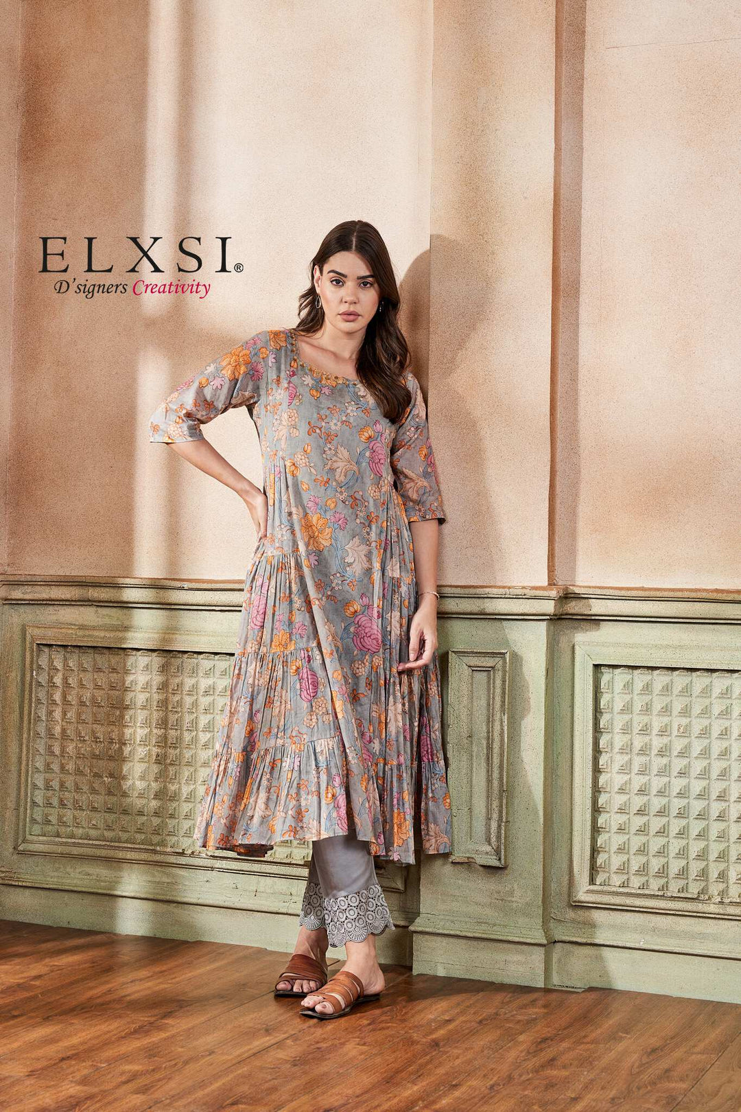 Best Grey Dupatta set